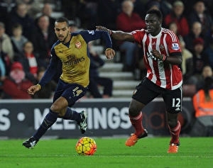 Theo Walcott Dashes Past Wanyama: Southampton vs. Arsenal, Premier League 2015-16