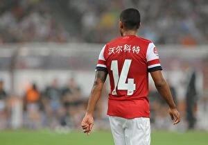 Images Dated 27th July 2012: Theo Walcott Faces Manchester City in Arsenal's Beijing Clash