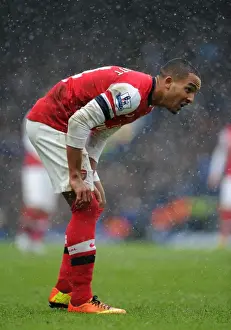 Chelsea V Arsenal 2012-13 Prints: Theo Walcott Faces Off Against Chelsea: Premier League Clash 2012-13