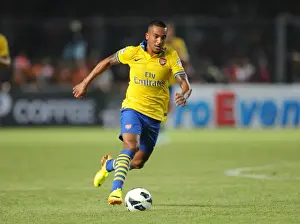 Indonesia Dream Team V Arsenal 2013-14 Prints: Theo Walcott Faces Off Against Indonesia All-Stars in 2013-14 Pre-Season Match