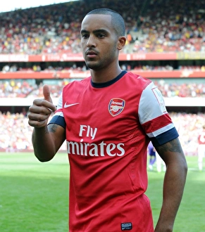 Theo Walcott Gears Up: Arsenal vs. Galatasaray, Emirates Cup 2013