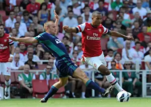 Theo Walcott Outmaneuvers Lee Catermole: Arsenal vs Sunderland, 2012-13 Premier League