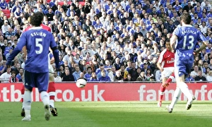 Arsenal players before the match. Arsenal 2:1 Chelsea. FA Cup Final. Wembley Stadium