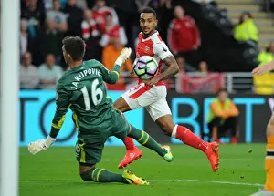 Theo Walcott Scores Arsenal's Second Goal Against Hull City, September 2016