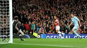 Arsenal v Coventry City - Capital One Cup 2012-13 Collection: Theo Walcott Scores Brace: Arsenal Crushes Coventry City in Capital One Cup
