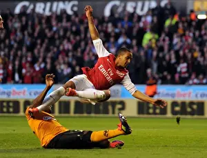 Theo Walcott Scores the Decisive Goal Against Wolverhampton Wanderers, 2011-12 Season