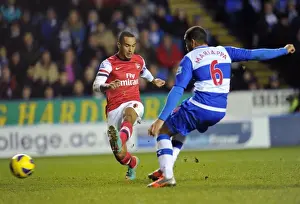 Theo Walcott Scores Fifth Goal Past Adrian Mariappa in Reading vs. Arsenal (2012-13)