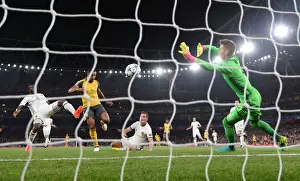 Arsenal V FC Basel 2016-17 Prints: Theo Walcott Scores His First Arsenal Goal Against FC Basel in UEFA Champions League (2016-17)