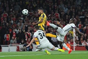 Arsenal v FC Basel 2016-17 Collection: Theo Walcott Scores First Goal of the Season for Arsenal Against FC Basel