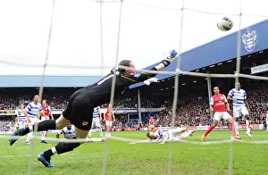 Theo Walcott Scores Past Paddy Kenny: Queens Park Rangers vs. Arsenal, Premier League 2011-12