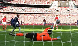 Arsenal V Chelsea FA Cup 2008-09 Prints: Theo Walcott Scores Stunner Past Petr Cech in FA Cup Semi-Final: Arsenal 1-2 Chelsea