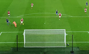 Arsenal v Southampton 2020-21 Collection: Theo Walcott Scores Against Former Team: Arsenal vs. Southampton, Premier League 2020-21