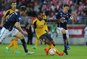Viking FK V Arsenal 2016-17 Prints: Theo Walcott vs. Andre Danielsen: A Pre-Season Clash at Viking Stadion