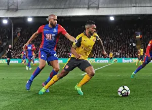 Crystal Palace V Arsenal 2016-17 Prints: Theo Walcott vs Andros Townsend: Battle at Selhurst Park - Crystal Palace vs Arsenal