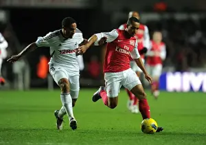 Theo Walcott vs Ashley Williams: Intense Battle in Swansea City vs Arsenal (2011-12)