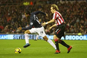 Theo Walcott vs. Bolo Zenden: Arsenal's Win at Sunderland (1:0), Barclays Premier League, 2009