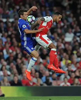 Theo Walcott vs. Cesar Azpilicueta: An Intense Battle in the Premier League (2016-17) - Arsenal vs. Chelsea