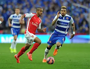 Reading V Arsenal FA Cup Semi Final 2014/15 Prints: Theo Walcott vs. Daniel Williams: A FA Cup Semi-Final Battle at Wembley