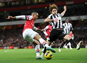 Theo Walcott vs Fabricio Coloccini: Battle at Emirates Stadium (Arsenal v Newcastle United, 2012-13)