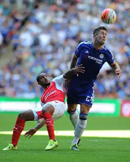 Theo Walcott vs. Gary Cahill: A Rivalry Ignites at the 2015 Community Shield - Arsenal vs. Chelsea