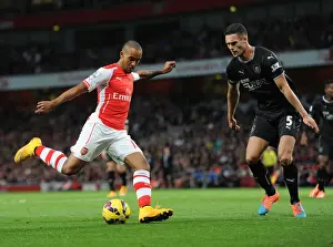 Theo Walcott vs Jason Shackell: Intense Battle at Arsenal vs Burnley (2014/15)