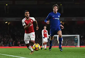 Theo Walcott vs. Marcos Alonso: A Battle at the Emirates - Arsenal v Chelsea, Premier League 2017-18