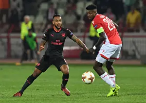 Theo Walcott vs. Mitchell Donald: Clash in the Europa League between Crvena Zvezda and Arsenal FC