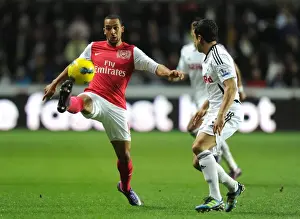 Theo Walcott vs. Neil Taylor: A Footballing Battle at Swansea City (2011-12)