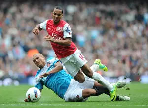 Theo Walcott vs Wes Brown: Battle at Emirates Stadium (Arsenal v Sunderland, 2011-12)