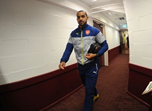 Burnley V Arsenal 2014/15 Prints: Theo Walcott's Arrival at Turf Moor: Burnley vs. Arsenal, Premier League 2014/15