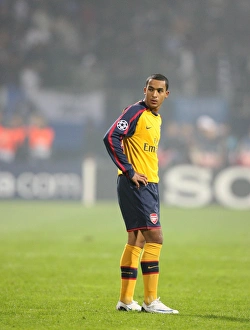 Dynamo Kiev V Arsenal 2008-09 Prints: Theo Walcott's Battle in Kiev: Arsenal vs. Dynamo 1-1, UEFA Champions League, Group G