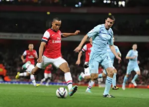 Arsenal V Coventry City - Capital One Cup 2012-13 Prints: Theo Walcott's Brace: Arsenal Cruise Past Coventry City in Capital One Cup