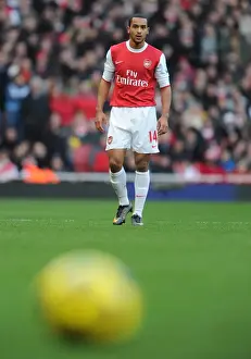 Arsenal V Wigan Athletic 2010-11 Prints: Theo Walcott's Brace: Arsenal Crushes Wigan Athletic 3-0 in Premier League