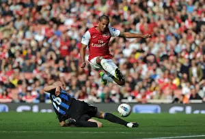 Arsenal V Stoke City 2011-2012 Prints: Theo Walcott's Brace: Arsenal's 3-1 Victory Over Stoke City in the Premier League (2011-2012)