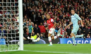 Arsenal V Coventry City - Capital One Cup 2012-13 Prints: Theo Walcott's Brace: Arsenal's Dominance Over Coventry City in Capital One Cup