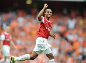 Arsenal V Blackpool 2010-11 Prints: Theo Walcott's Brace: Arsenal's Impressive 6-0 Victory over Blackpool