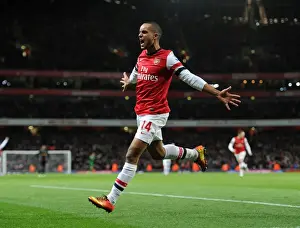 Arsenal V Liverpool 2012-13 Prints: Theo Walcott's Brace: Arsenal's Triumph over Liverpool (2012-13)