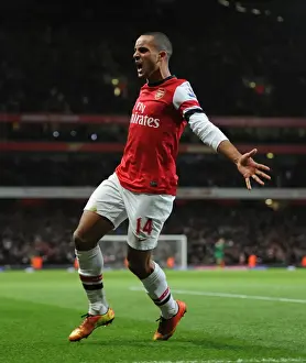Arsenal V Liverpool 2012-13 Prints: Theo Walcott's Brace: Arsenal's Triumph over Liverpool (2012-13)