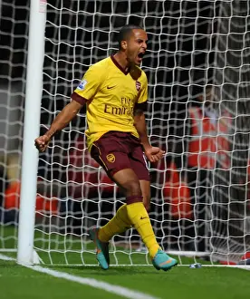 West Ham United V Arsenal 2012-13 Prints: Theo Walcott's Brace: Arsenal's Triumph over West Ham United (2012-13)