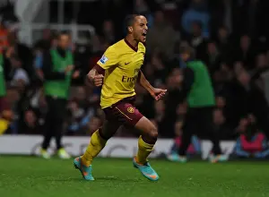 West Ham United V Arsenal 2012-13 Prints: Theo Walcott's Brace: Arsenal's Triumph over West Ham United (2012-13)