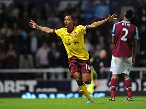 West Ham United V Arsenal 2012-13 Prints: Theo Walcott's Brace: Arsenal's Triumph over West Ham United (2012-13)