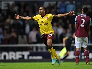 West Ham United V Arsenal 2012-13 Prints: Theo Walcott's Brace: Arsenal's Triumph over West Ham United (2012-13)