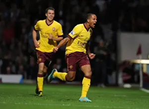 West Ham United V Arsenal 2012-13 Prints: Theo Walcott's Brace: Arsenal's Triumph over West Ham United (2012-13)