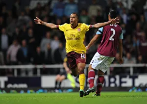 West Ham United V Arsenal 2012-13 Prints: Theo Walcott's Brace: West Ham United vs. Arsenal, Premier League 2012-13