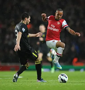 Theo Walcott's Brilliant Performance: Arsenal Crushes Wigan Athletic 4-1 in Premier League