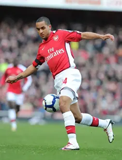Arsenal V Burnley 2009-10 Prints: Theo Walcott's Brilliant Performance: Arsenal's Triumph Over Burnley (2010) - Arsenal 3-1