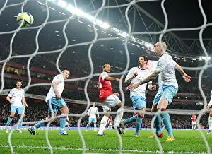 Arsenal V Aston Villa - FA Cup 2011-12 Prints: Theo Walcott's Controversial FA Cup Goal: Arsenal vs. Aston Villa (2012)