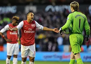 Theo Walcott's Conversation with Wayne Hennessey during Wolverhampton Wanderers vs. Arsenal (2011-12)