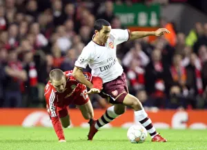 Theo Walcott's Determined Run: Arsenal's Quarterfinal Moment vs. Liverpool in the Champions League
