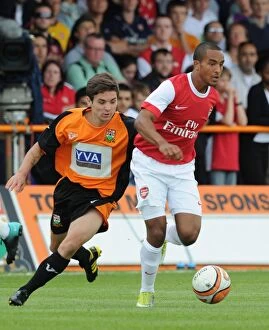Images Dated 17th July 2010: Theo Walcott's Dominance: Arsenal Crush Barnet 4-0 in Pre-Season Friendly